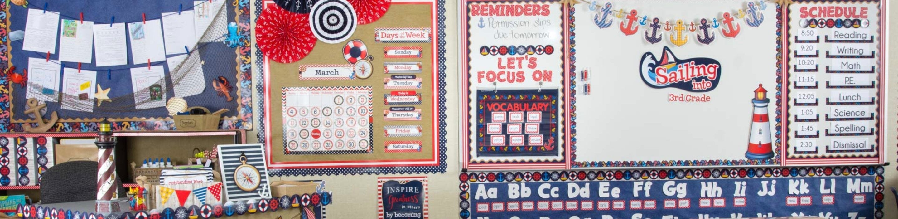 Nautical Classroom Theme Décor | CM School Supply