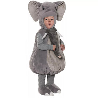 Snuggly Elephant Toddler Costume Jumpsuit (Size 4-6 Years)