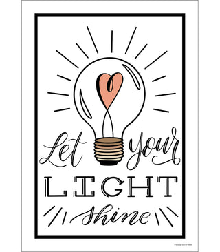 Simply Stylish Let Your Light Shine Poster(C)