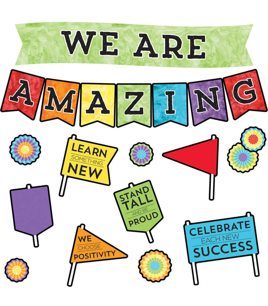 We Are Amazing Bulletin Board Set CM School Supply