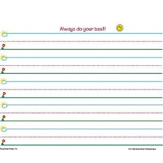 Smart Start "Sky to Ground" Writing Paper Grades K-1 - 100 Sheets