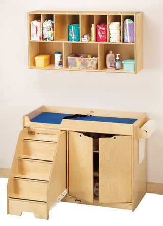 Jonti-Craft® Changing Table - with Stairs - Left