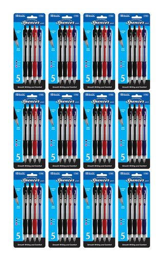 Spencer Retractable Pens (Dozen 4-pack)