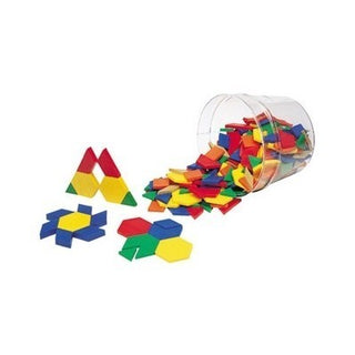 Wooden Pattern Block Sets - 1 cm Thick