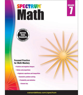 Spectrum® Math Workbooks - Grade 7