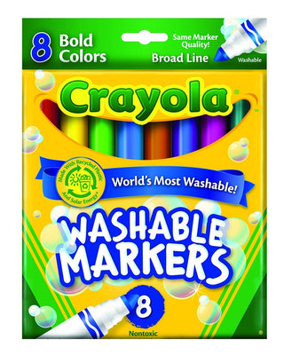 Crayola® Washable Bold Color Broad Markers (Single Pack)