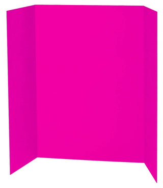 Pink Tri-Fold Poster Board
