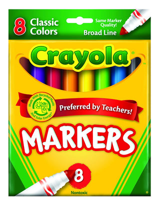 Crayola® Original Formula Conical Tip Markers (Classic) (Single Pack)
