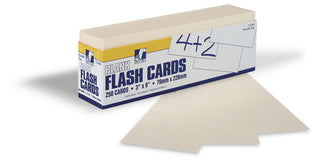 Blank Manila Flash Cards