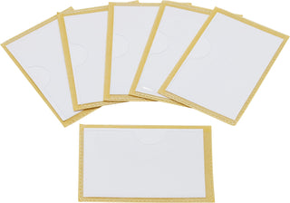 Label Pockets with Adhesive Backing, 3 x 5 Inches, 4-Pack