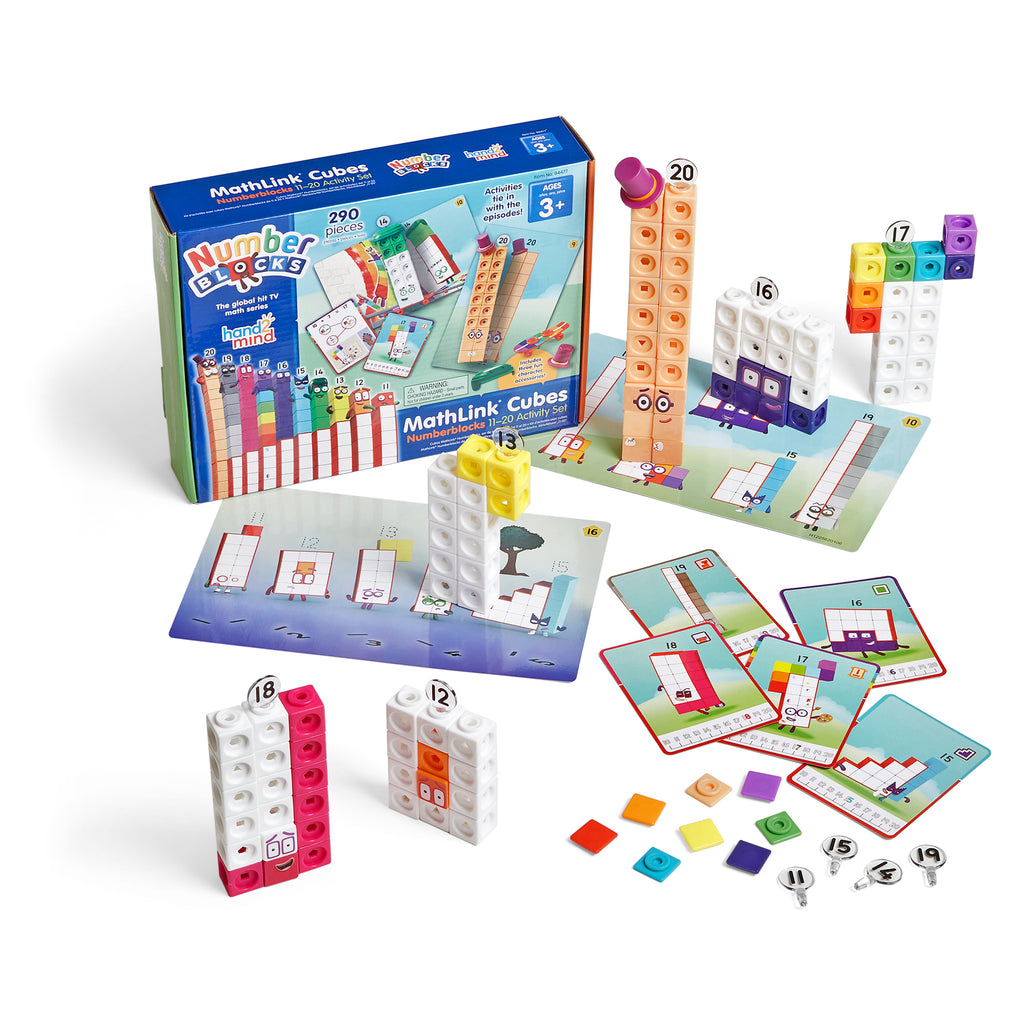 Numberblocks MathLink® Cubes 11–20 Activity Set – CM School Supply