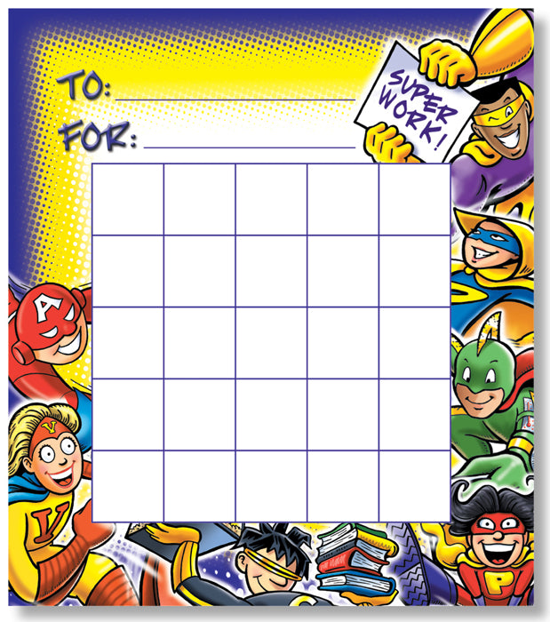 Superheroes Mini Incentive Chart – CM School Supply