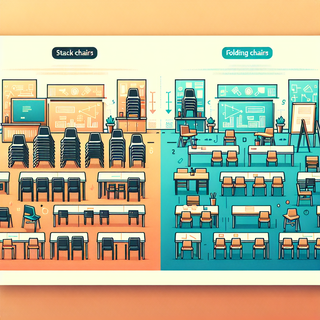 Stack Chairs vs Folding Chairs for Classroom Use