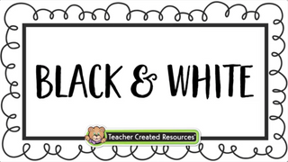 Black and White Classroom Collection