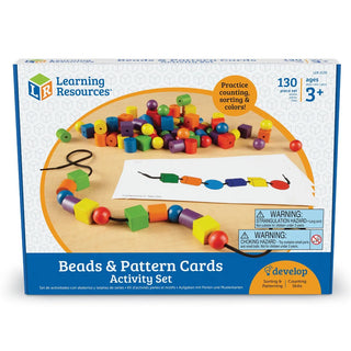 Wooden Beads & Pattern Card Set