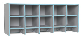 Rainbow Accents 10 Section Wall Mount Coat Locker