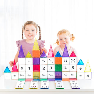 Learn and Grow Magnetic Tile Topper - Numeracy Pack (40 Piece)