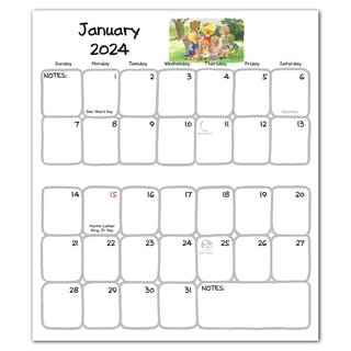 Suzy's Zoo Pocket Calendar 2024(6-1/2" x 3-3/4")