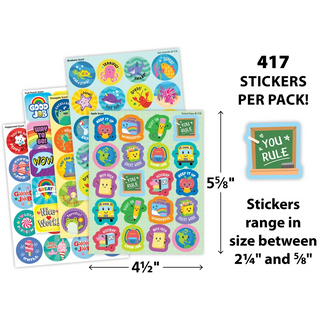 Positive Words Smelly Stickers Variety Pack