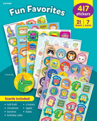 Fun Favorites Smelly Stickers Variety Pack