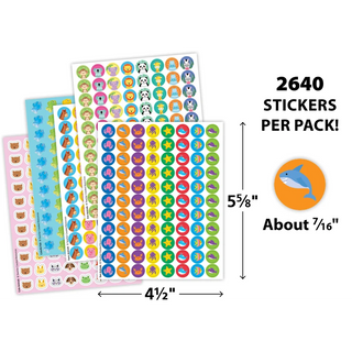 Animal Fun Mini Stickers Variety Pack