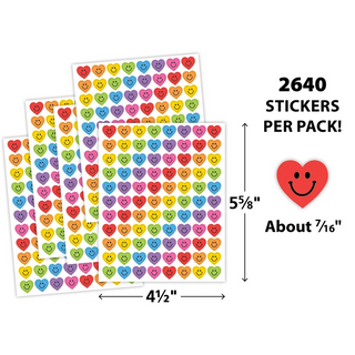 Heart Smiles Mini Stickers Value Pack