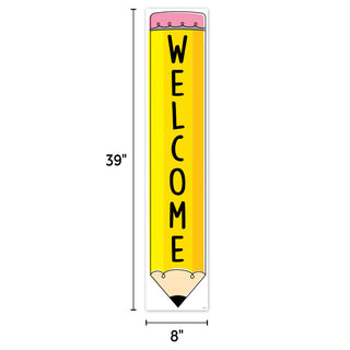 Doodle Pencil Welcome Banner