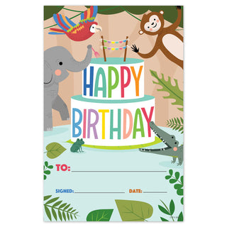 Jungle Friends Happy Birthday Awards