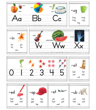 Photographic Alphabet Line Bulletin Board Set Grade PK-2