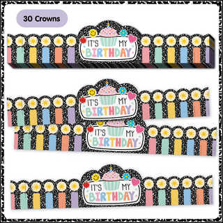 Cool for School It’s My Birthday Crowns