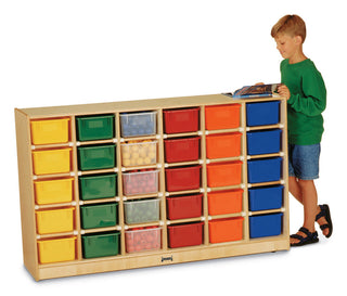 Jonti-Craft 30 Cubbie-Tray Mobile Storage