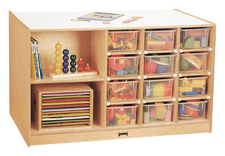 Jonti-Craft Mobile Storage Island - without Trays - ThriftyKYDZ