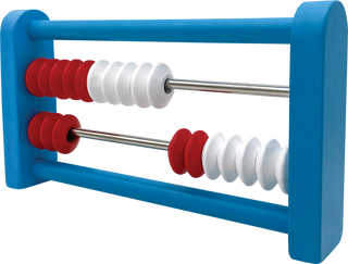 20-Bead Wooden Mini Rekenreks (Set of 4)