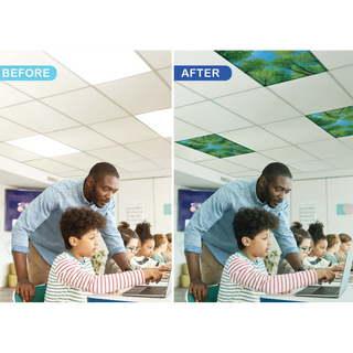 Forest Calming Covers Ceiling Light Filters
