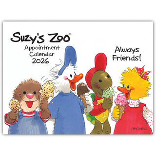 2026 Suzy's Zoo Appointment Calendar (9x12)