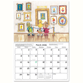 2026 Suzy's Zoo Appointment Calendar (9x12)