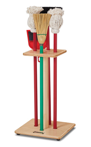 Jonti-Craft Housecleaning Set and Rack — Cleaning set only