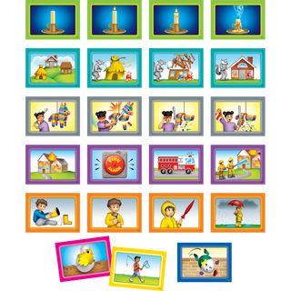4-Scene Sequencing Pocket Chart Cards