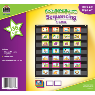 4-Scene Sequencing Pocket Chart Cards