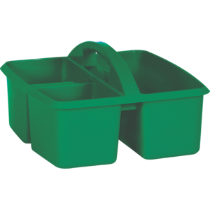 Green Plastic Storage Caddy
