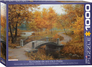 Autumn in an Old Park by Eugene Lushpin - 1000pc Jigsaw Puzzle