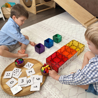 Learn and Grow Magnetic Tile Topper - Numeracy Pack (40 Piece)