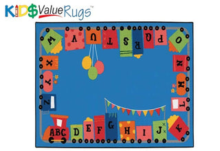 Kid$ Value Alpha Fun Train Rug