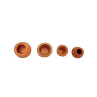 Terracotta Clay Pots 4-Pack