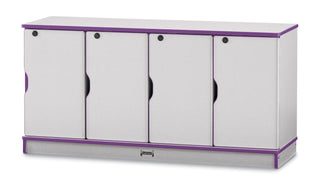 Rainbow Accents Stacking Lockable Lockers