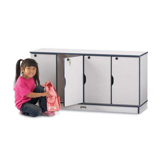 Rainbow Accents Stacking Lockable Lockers
