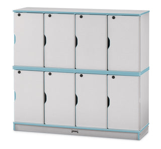 Rainbow Accents Stacking Lockable Lockers