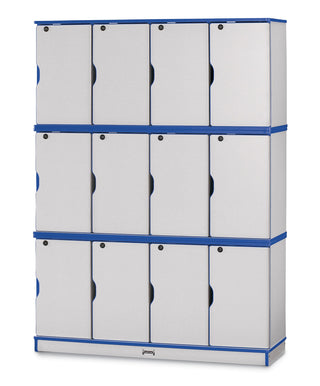 Rainbow Accents Stacking Lockable Lockers