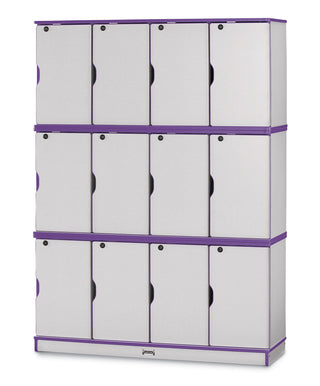Rainbow Accents Stacking Lockable Lockers
