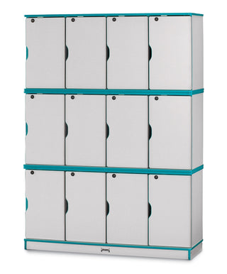 Rainbow Accents Stacking Lockable Lockers